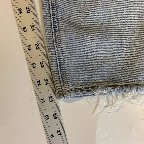 Hidden Jeans‎ Women's High Waist Fray Hem Straight Leg Jeans In Light Wash SZ 30 - Picture 13 of 13